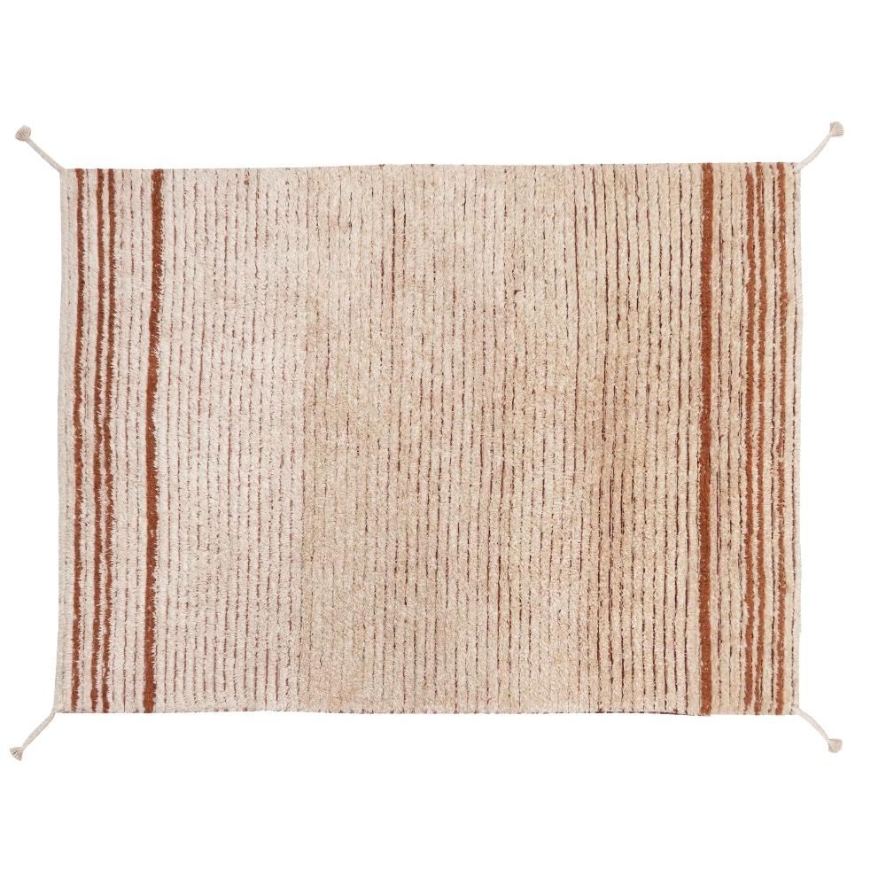 Reversible Washable Rug Twin Toffee - Saffron Home Rugs Reversible Washable Rug Twin Toffee