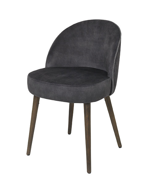 Thekla Dining Chair Coal - Saffron Home Dining Chairs Thekla Dining Chair Coal