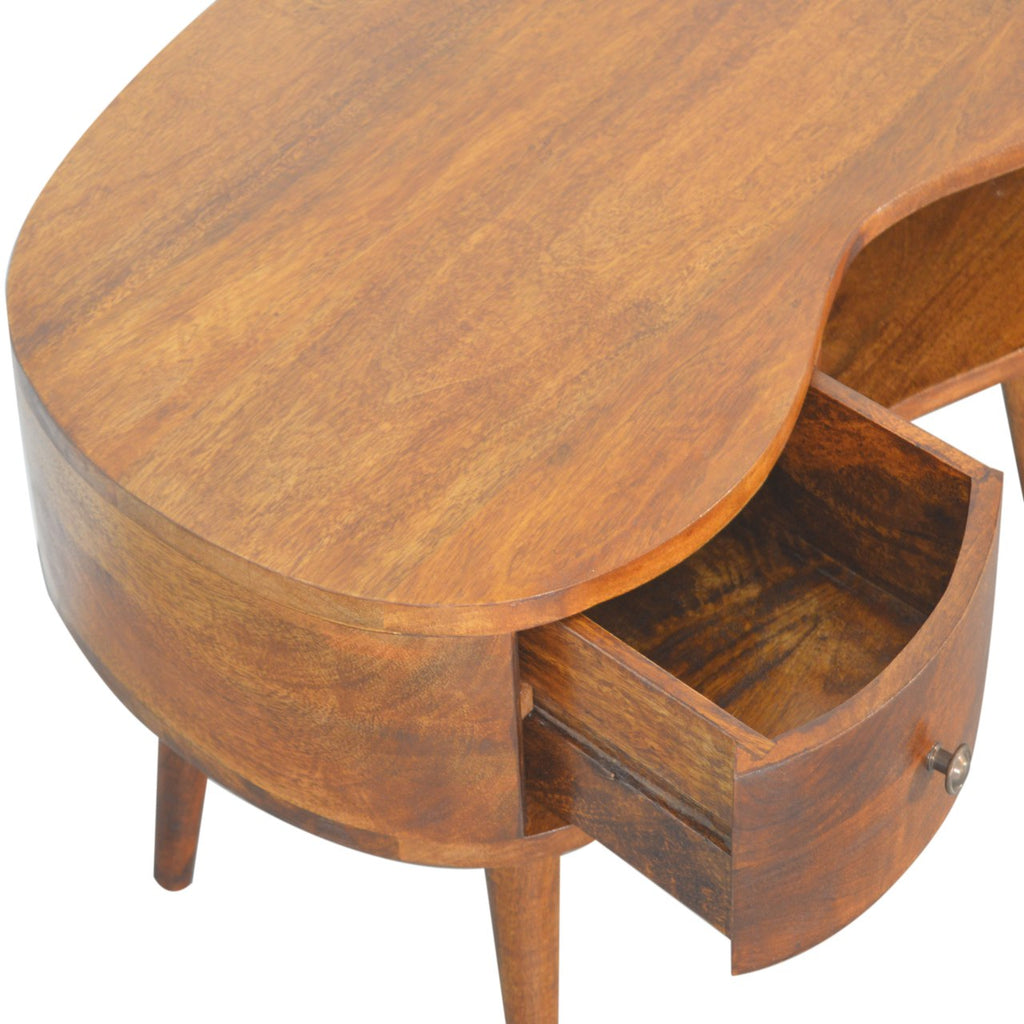 Chestnut Wave Coffee Table - Saffron Home Coffee table Chestnut Wave Coffee Table