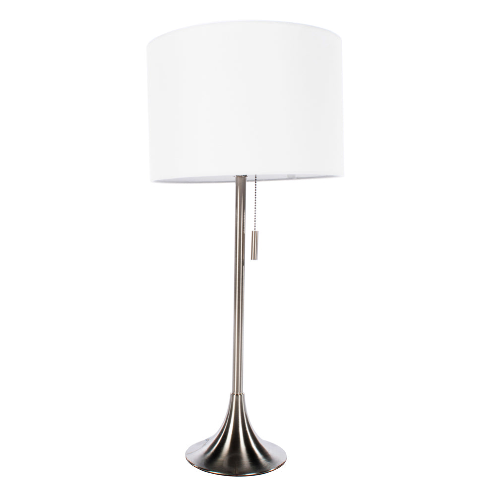 Zaria Table Lamp White 68cm - Saffron Home TABLE LAMP Zaria Table Lamp White 68cm