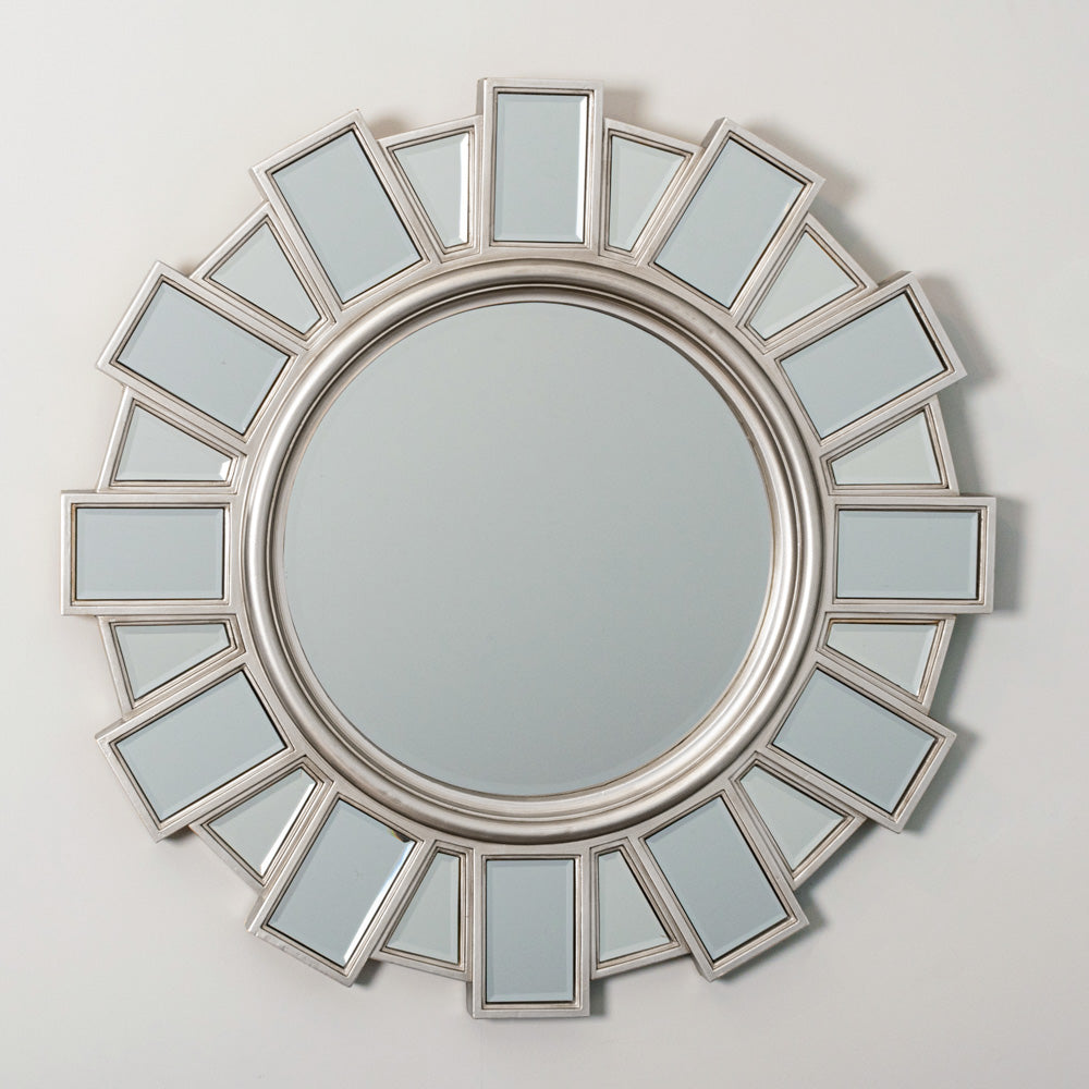 Gemma Wall Mirror Silver - Saffron Home WALL MIRROR Gemma Wall Mirror Silver