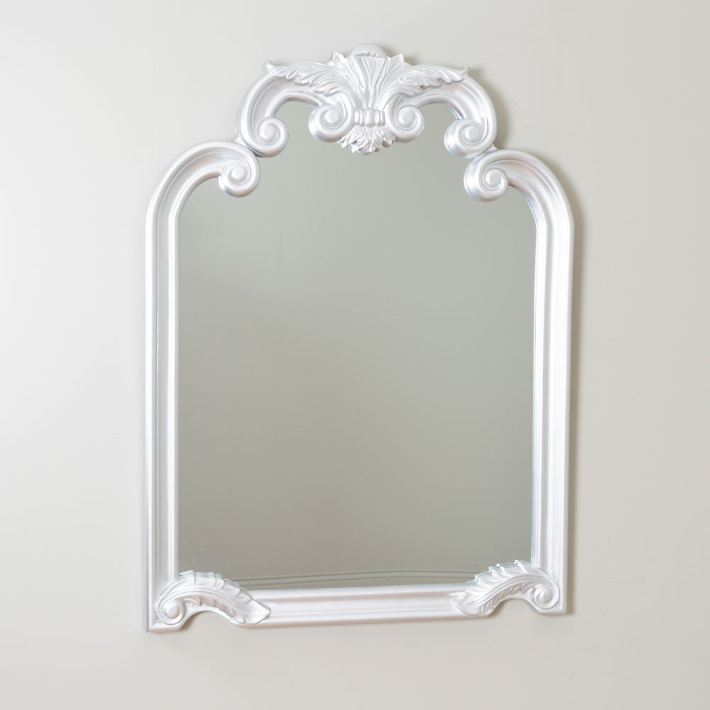 Kiara Overmantle Mirror Silver 120 X 90cm - Saffron Home WALL MIRROR Kiara Overmantle Mirror Silver 120 X 90cm