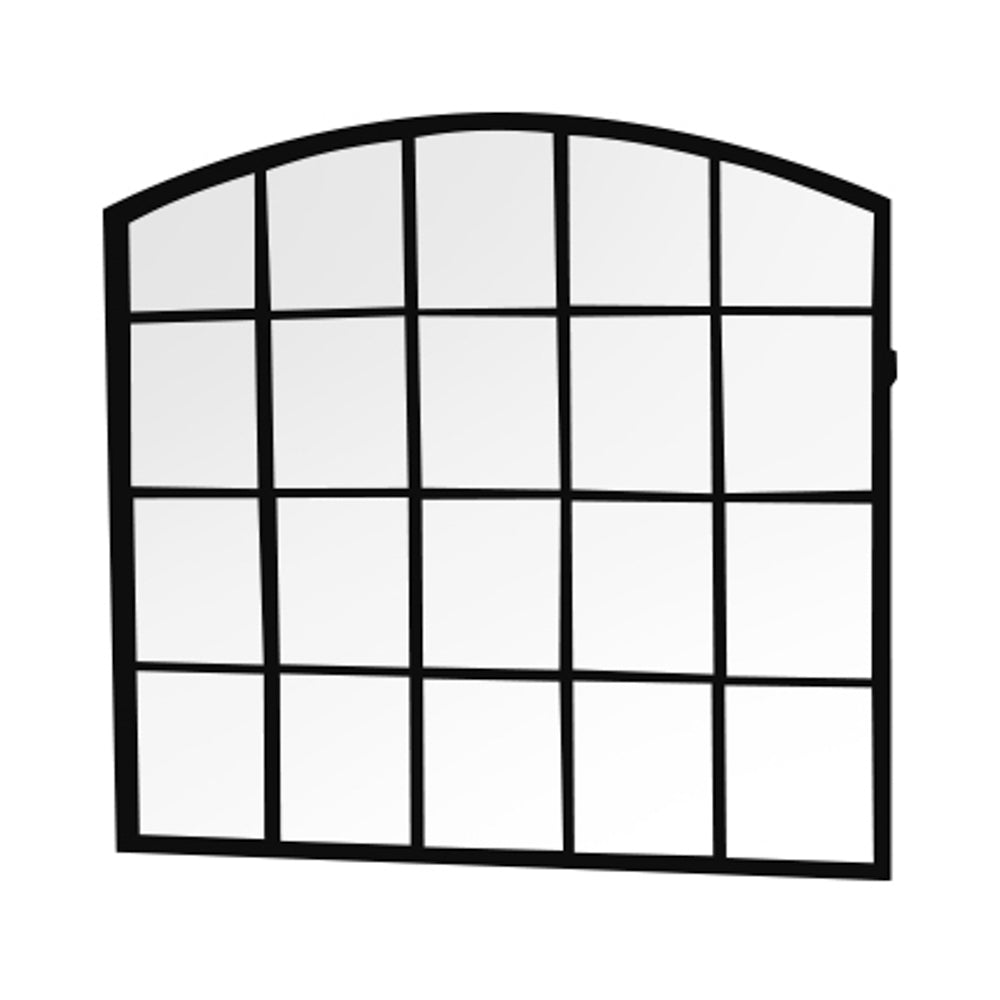 Indoor/outdoor Window Mirror Black 76 X 90cm - Saffron Home WALL MIRROR Indoor/outdoor Window Mirror Black 76 X 90cm