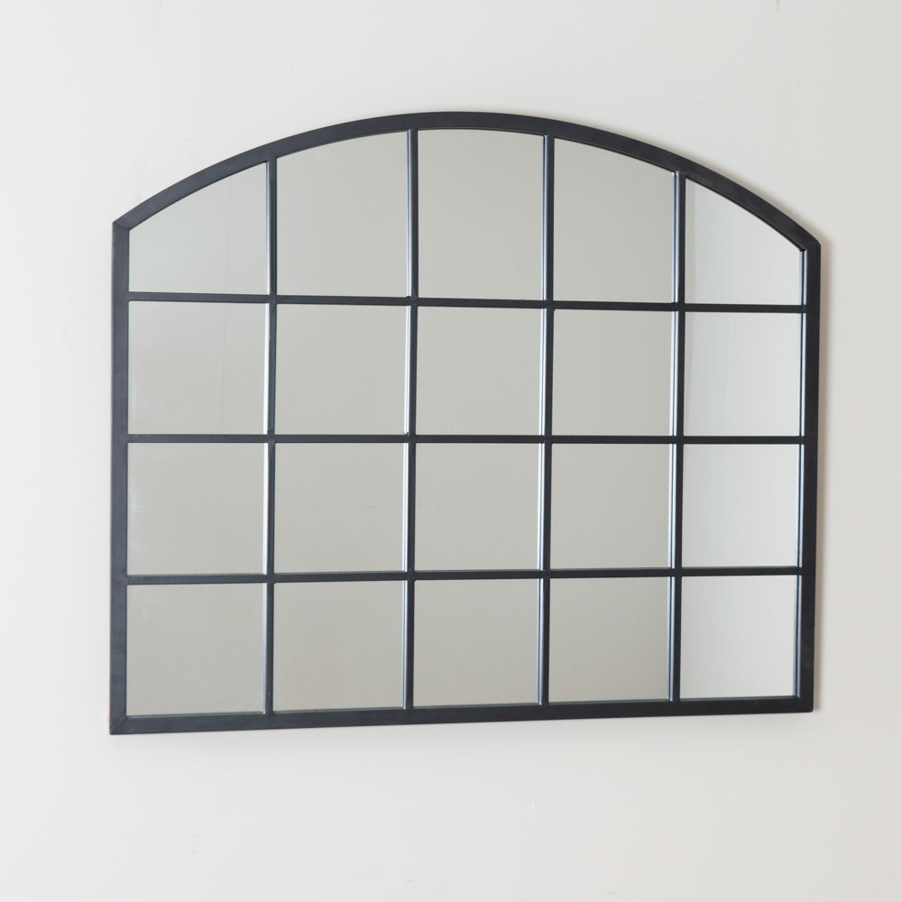 Indoor/outdoor Window Mirror Black 76 X 90cm - Saffron Home WALL MIRROR Indoor/outdoor Window Mirror Black 76 X 90cm