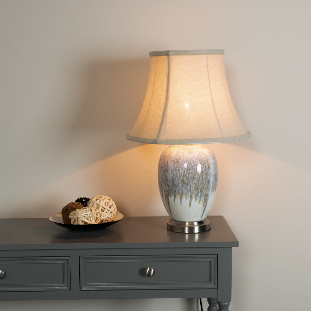 Oxford Ceramic Table Lamp 53cm - Saffron Home TABLE LAMP Oxford Ceramic Table Lamp 53cm