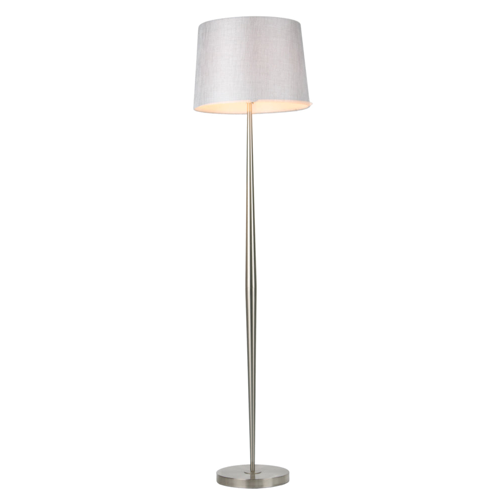 Melanie Floor Lamp Silver 160cm - Saffron Home FLOOR LAMP Melanie Floor Lamp Silver 160cm