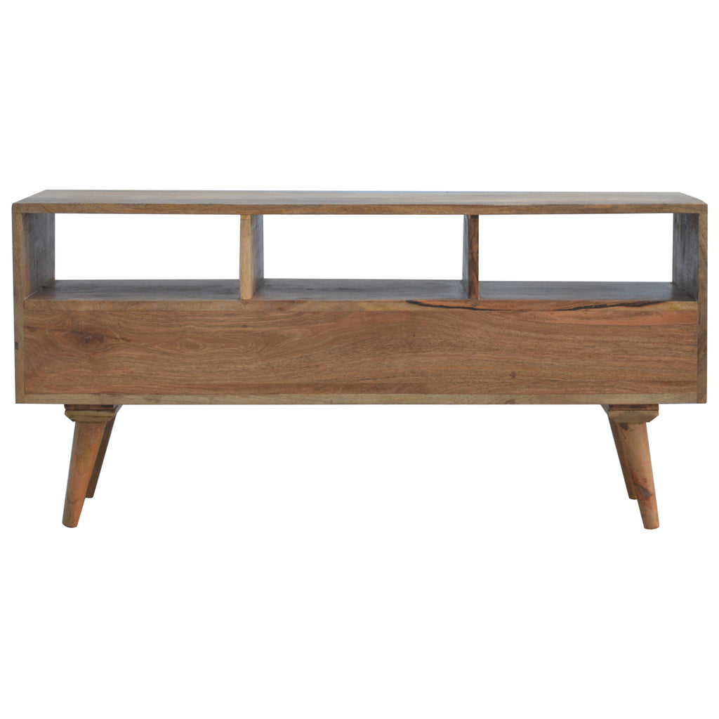 Nordic Style TV Unit with 3 Drawers - Saffron Home Tv unit Nordic Style TV Unit with 3 Drawers