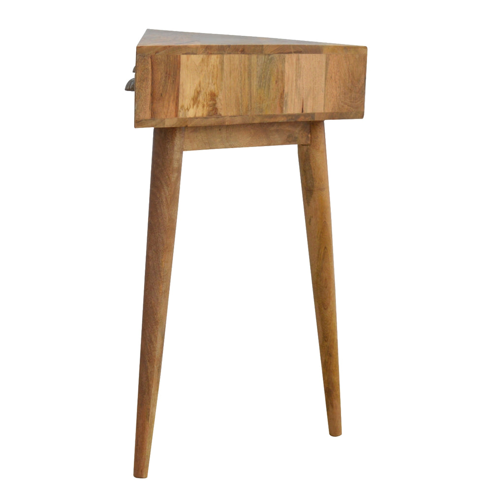 Solid Wood Corner Writing Desk - Saffron Home Writing Desk Solid Wood Corner Writing Desk
