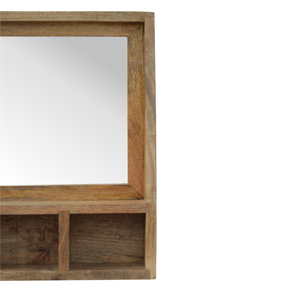 5 Slot Wall Mounted Mirror - Saffron Home Wall Mirror 5 Slot Wall Mounted Mirror