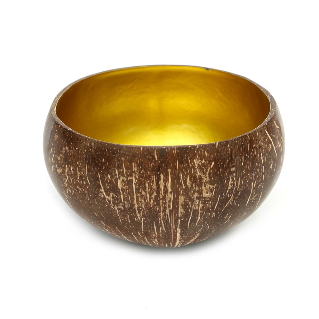 The Coco Food Bowl Natural Gold - Saffron Home Bowls The Coco Food Bowl Natural Gold