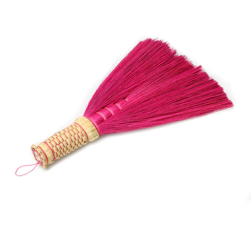 Sweeping Hand Brush Pink - Saffron Home Decor Sweeping Hand Brush Pink