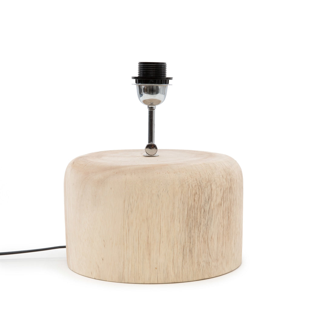 Teak Wood Table Lamp Natural - Saffron Home Table Lamp Teak Wood Table Lamp Natural